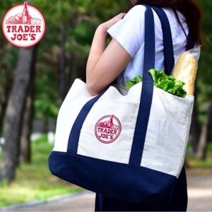 Trader Joe's Reusable Canvas Tote Bag